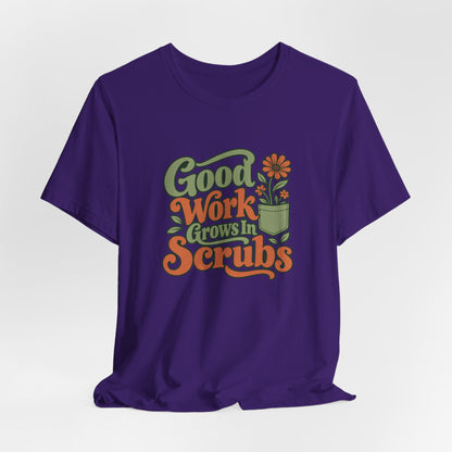 Scrub Life Bloom Retro Tee