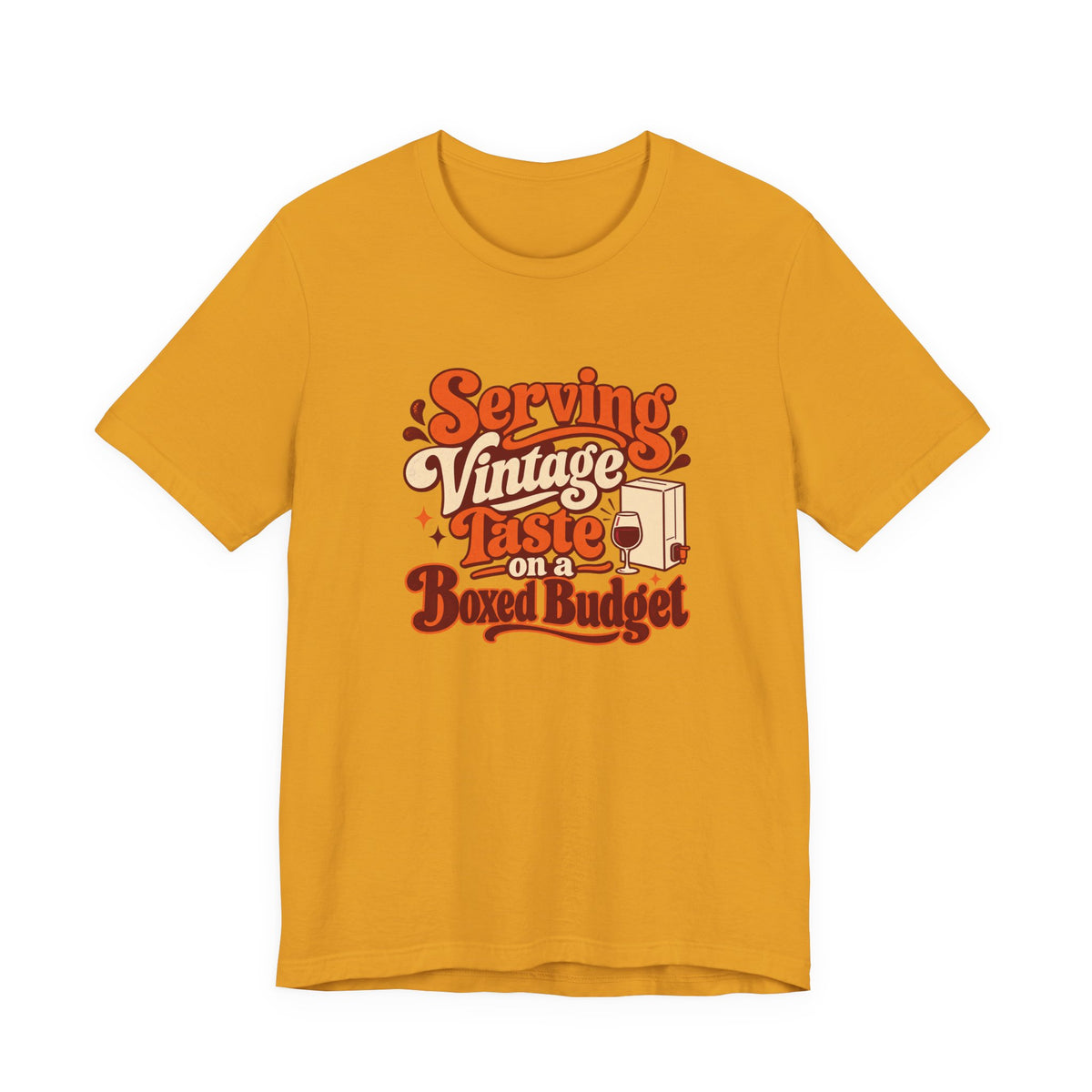 Boxed Budget Wine Tee