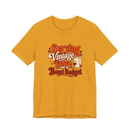 Boxed Budget Wine Tee