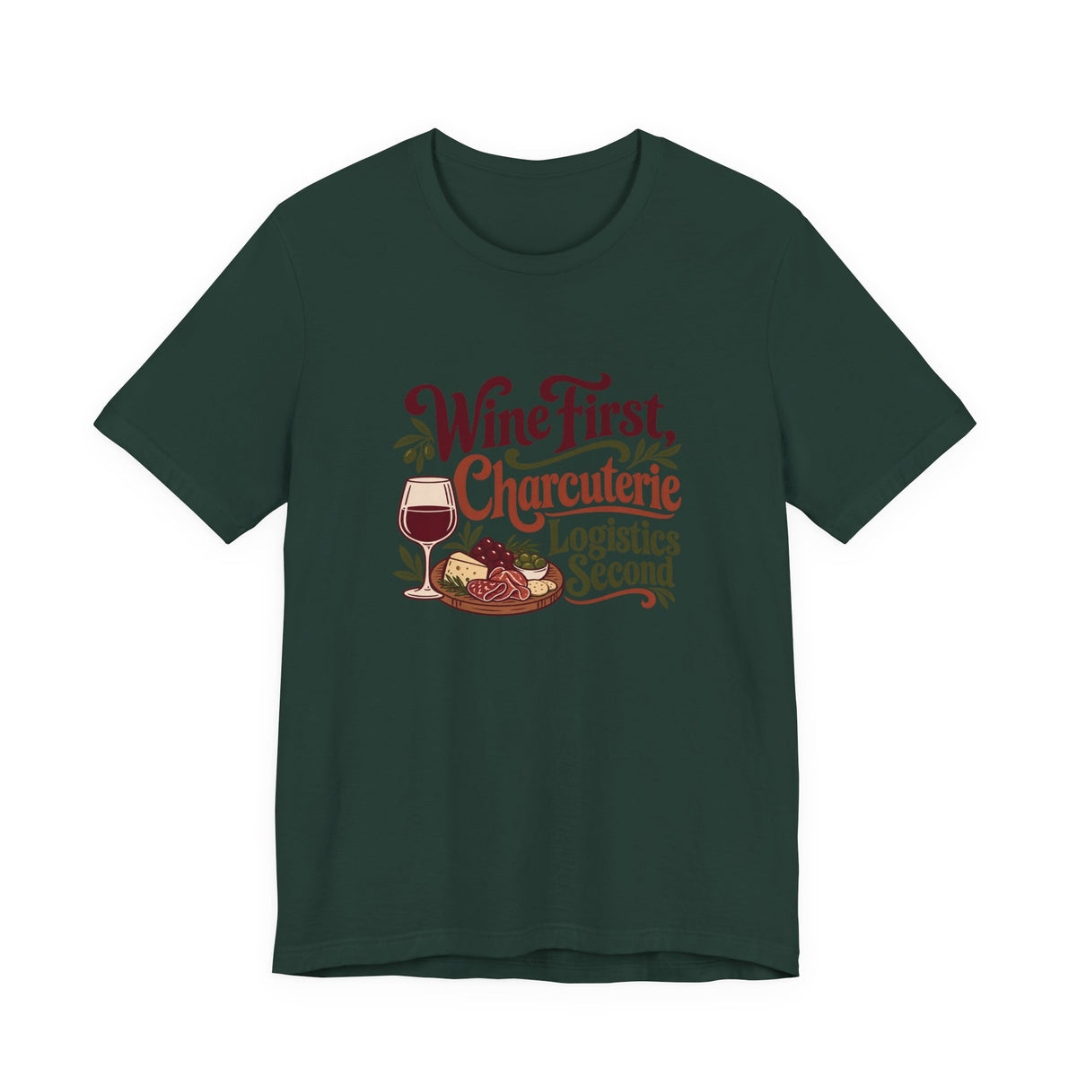 Charcuterie Logistics Wine Shirt