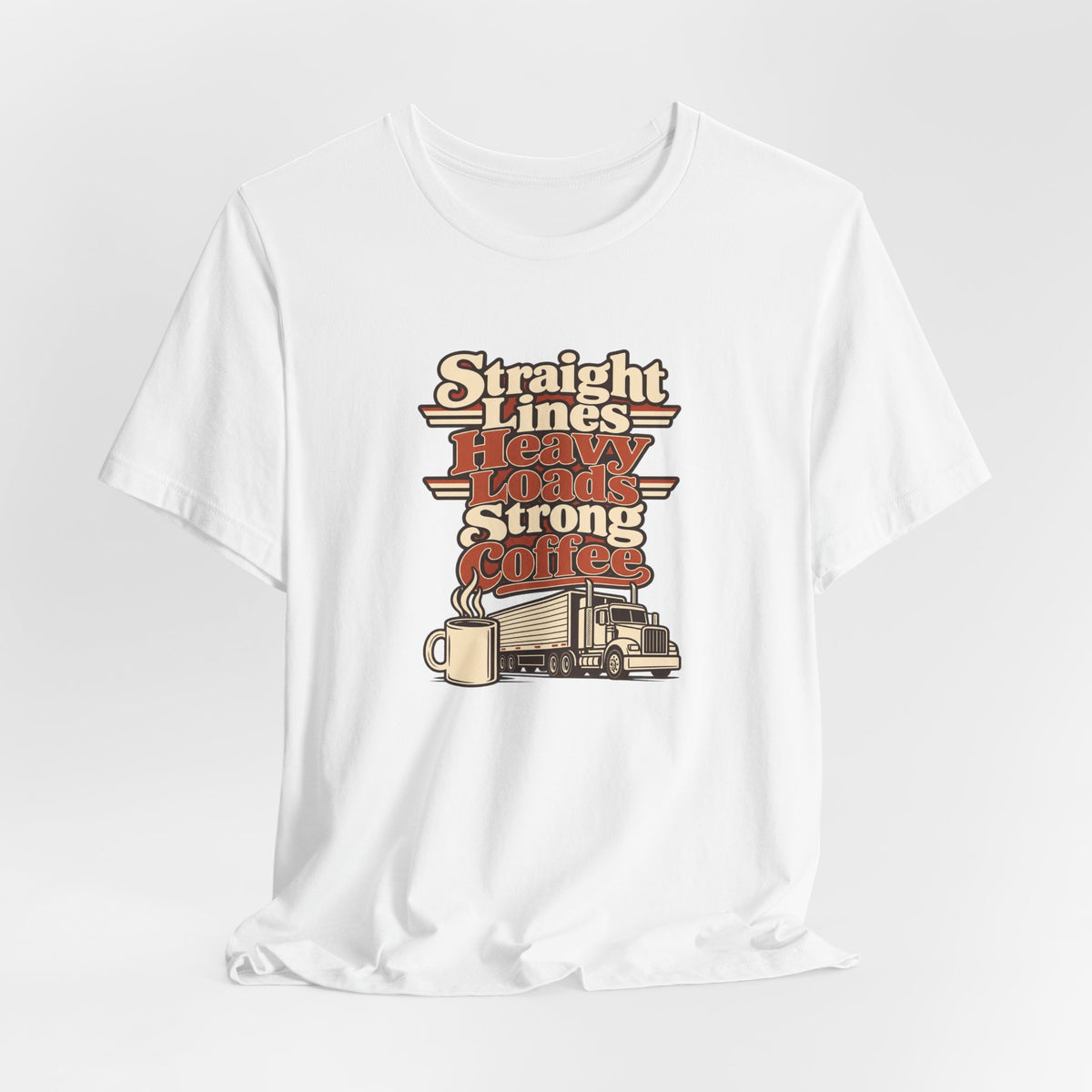 Trailer Lines Trucker Retro Tee