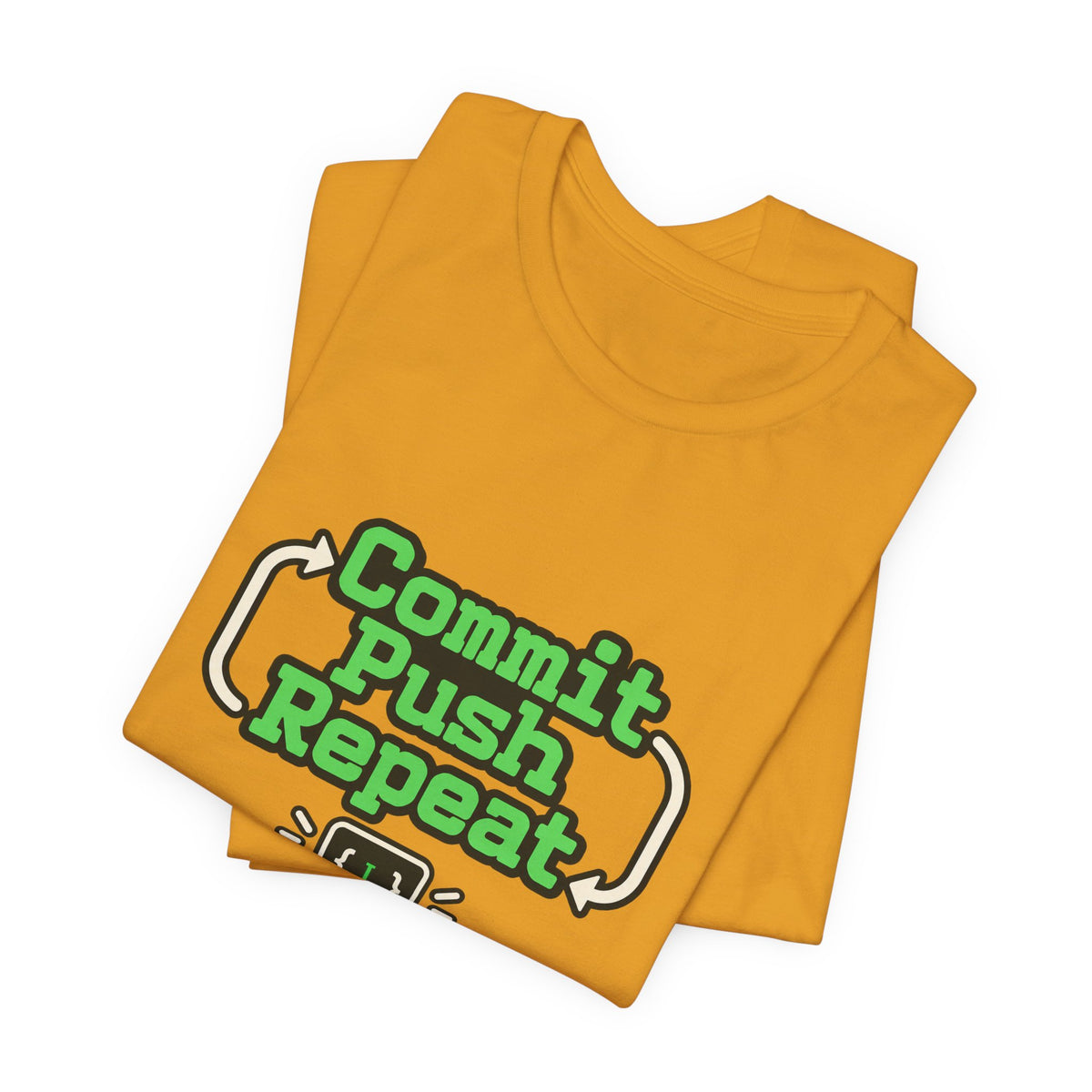 Commit Push Repeat Programmer Tee