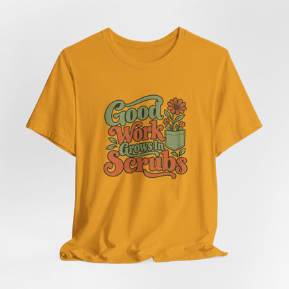 Scrub Life Bloom Retro Tee