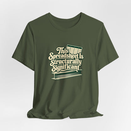 Spreadsheet Structural Support Tee