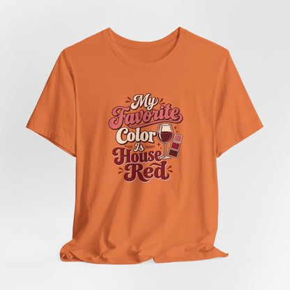 House Red Color Club Tee