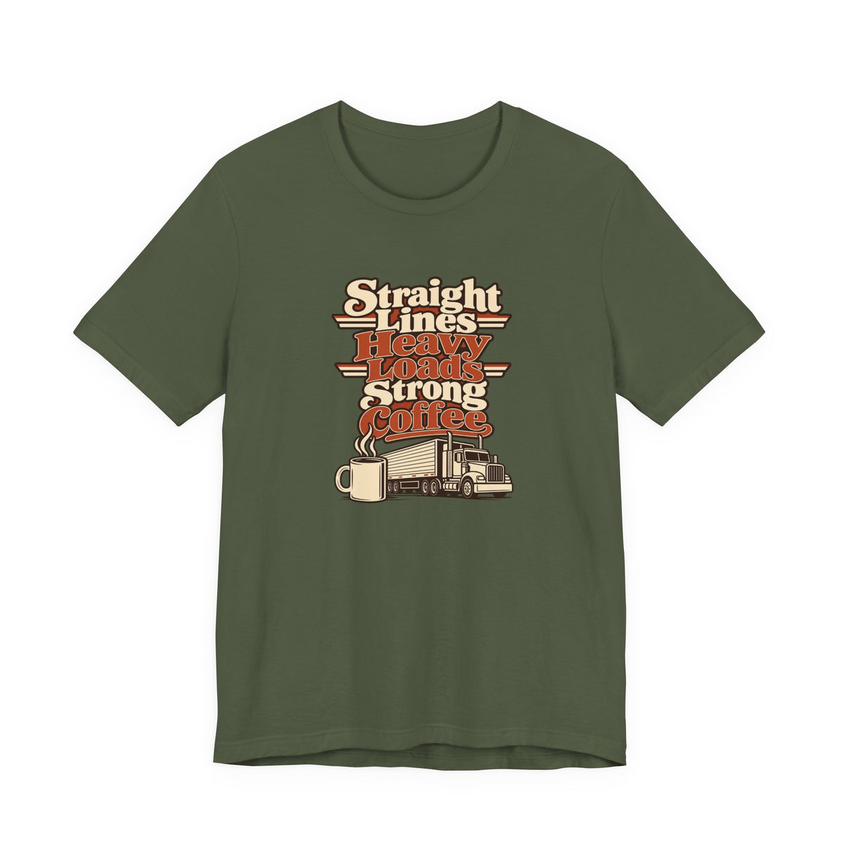 Trailer Lines Trucker Retro Tee