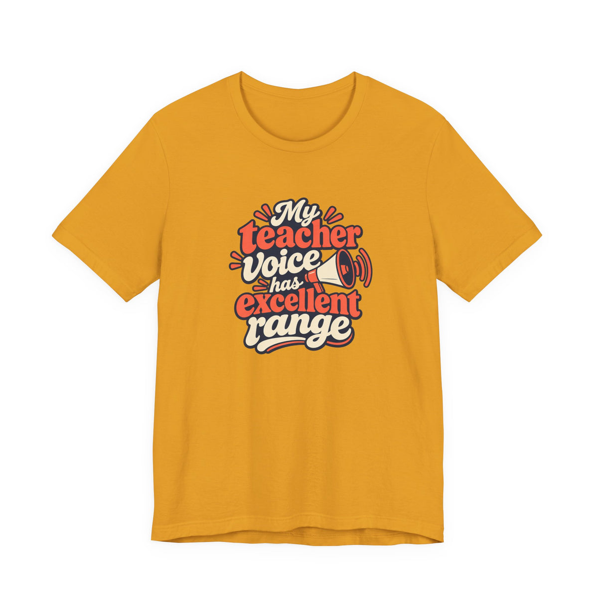 Teacher Voice Range Retro Shirt