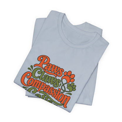 Paws Claws Compassion Vet Tee
