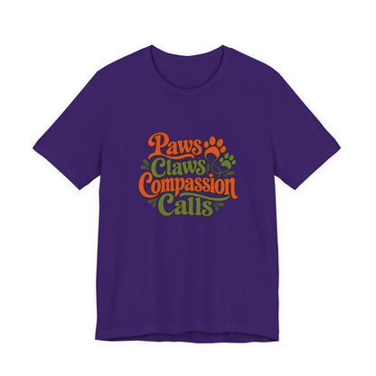 Paws Claws Compassion Vet Tee