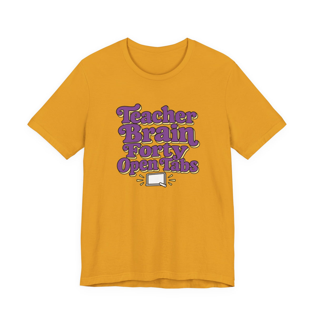 Teacher Brain Open Tabs Tee