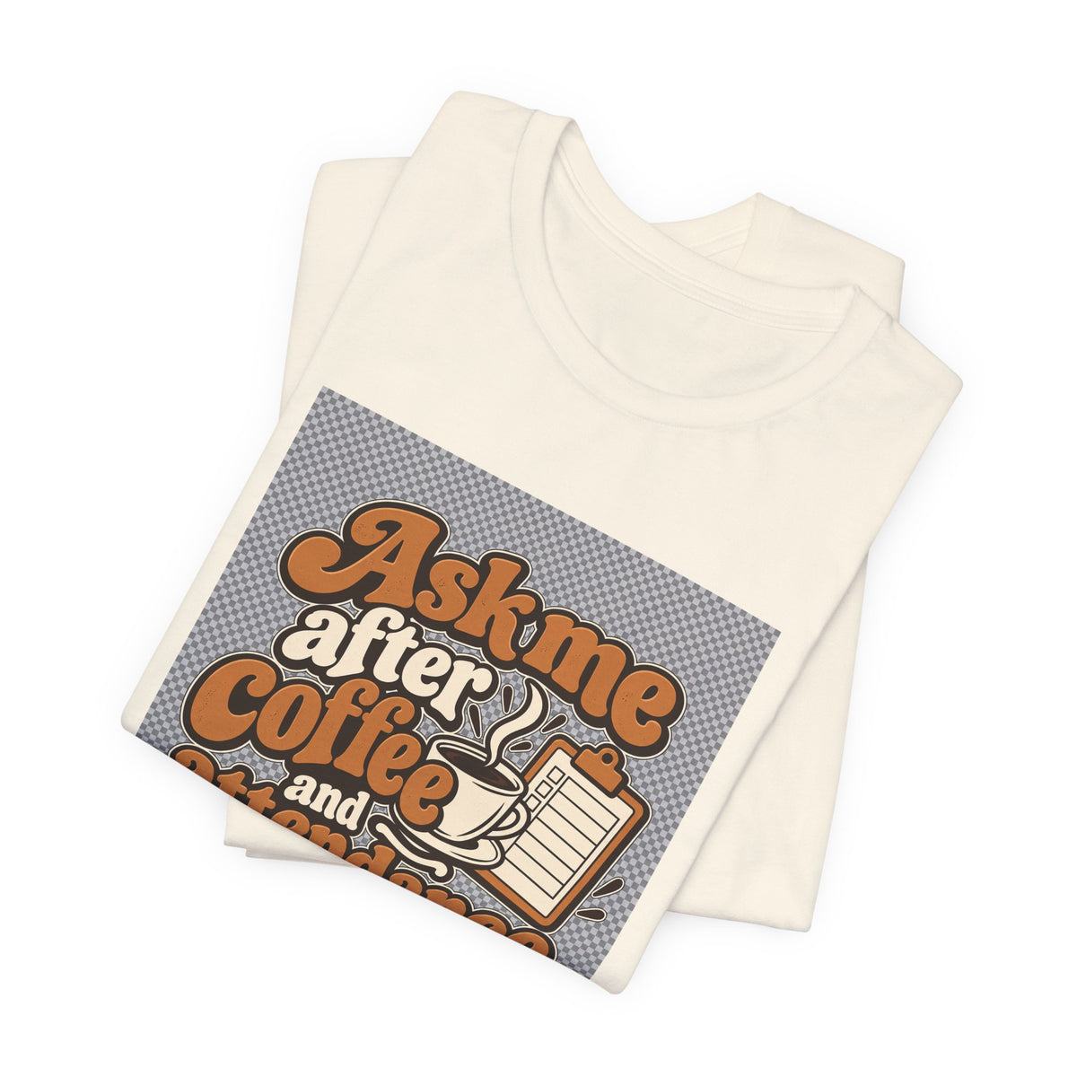 Coffee Attendance Teacher Tee