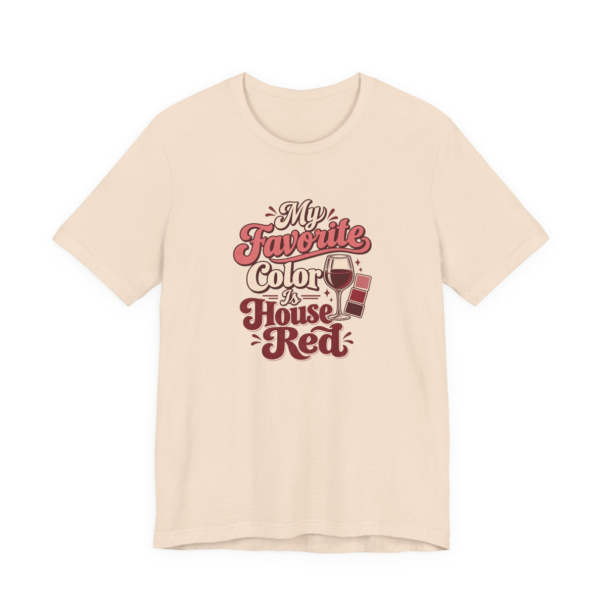 House Red Color Club Tee