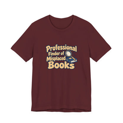 Professional Book Finder Librarian Tee