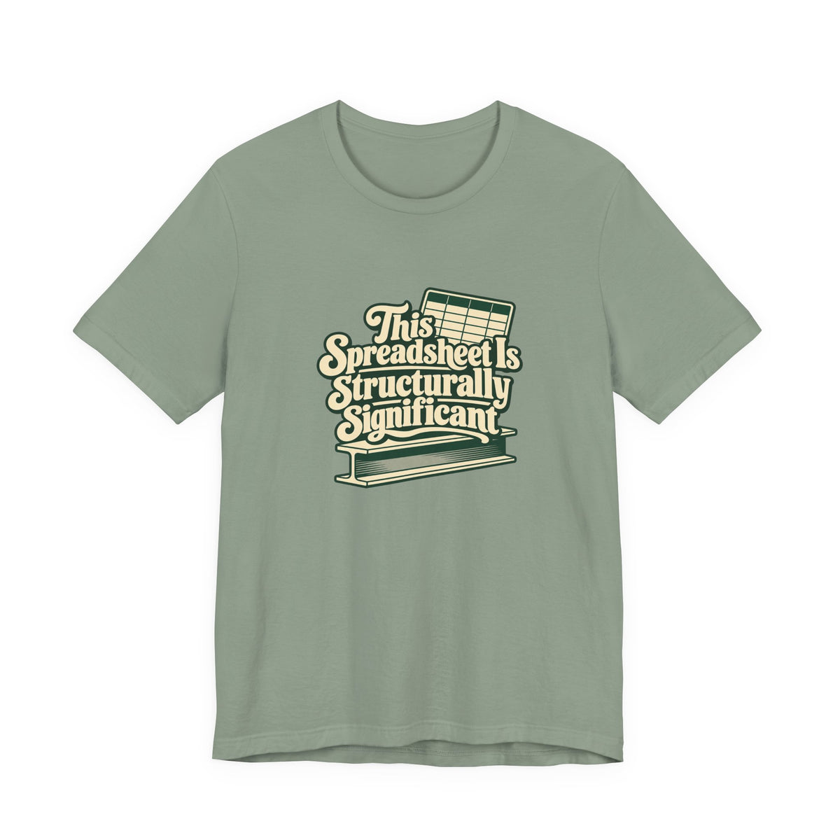 Spreadsheet Structural Support Tee