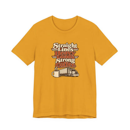 Trailer Lines Trucker Retro Tee