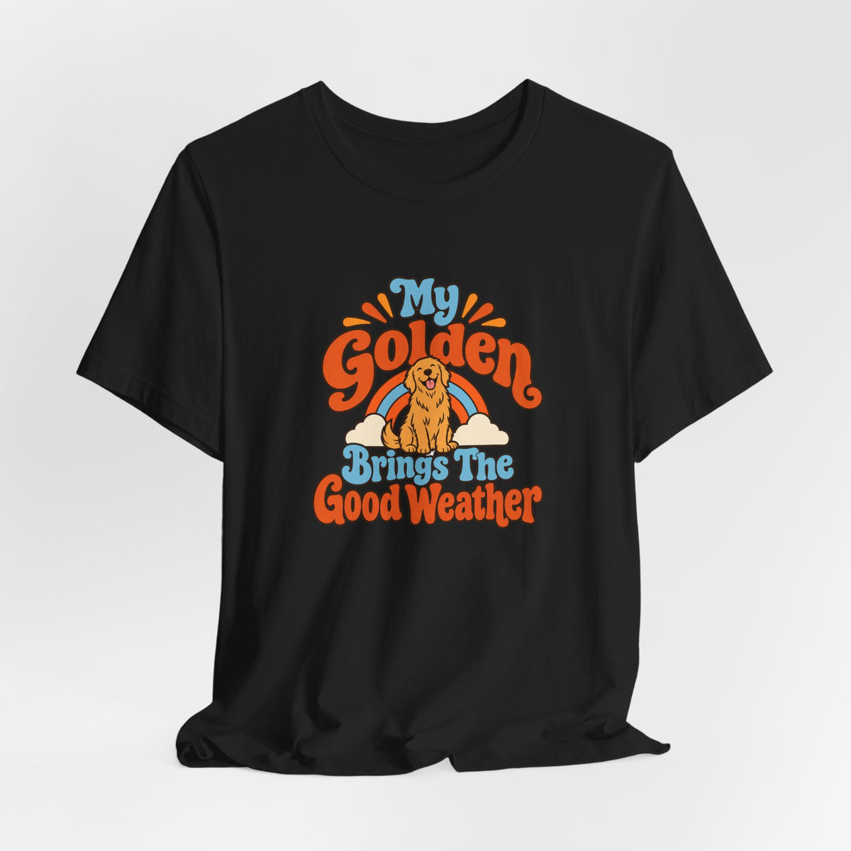 Good Weather Golden Retriever Tee