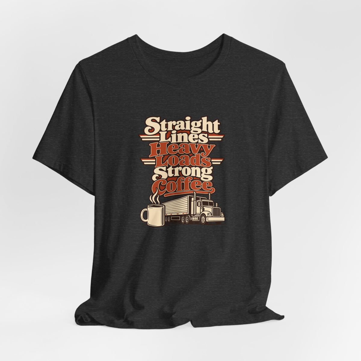 Trailer Lines Trucker Retro Tee