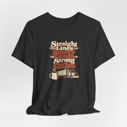 Trailer Lines Trucker Retro Tee