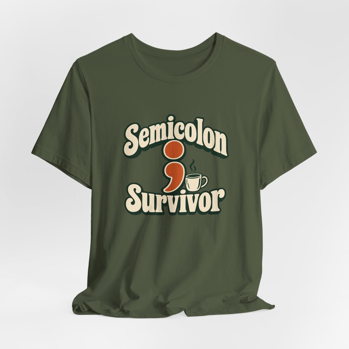 Semicolon Survivor Dev Tee