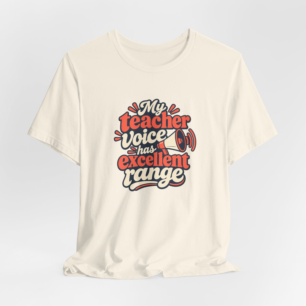 Teacher Voice Range Retro Shirt