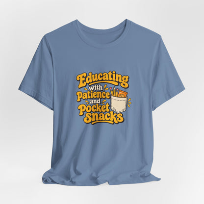 Pocket Snacks Teacher Vintage Tee