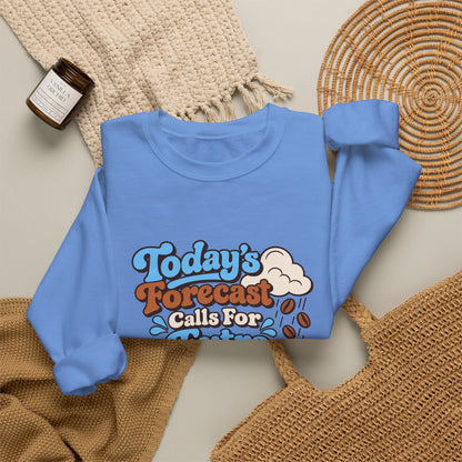 Caffeine Forecast Retro Sweatshirt