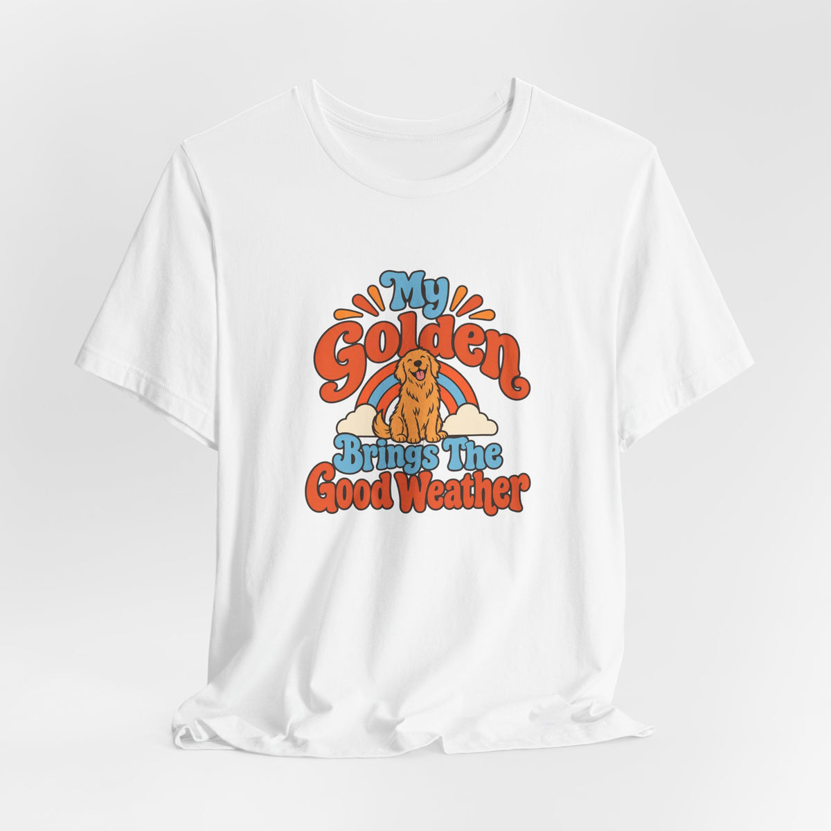 Good Weather Golden Retriever Tee