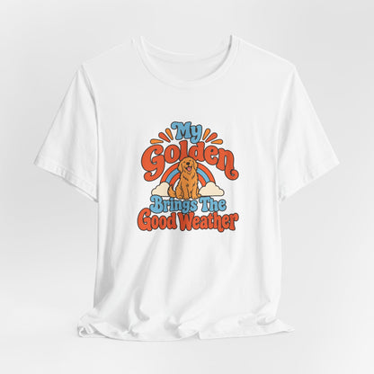 Good Weather Golden Retriever Tee