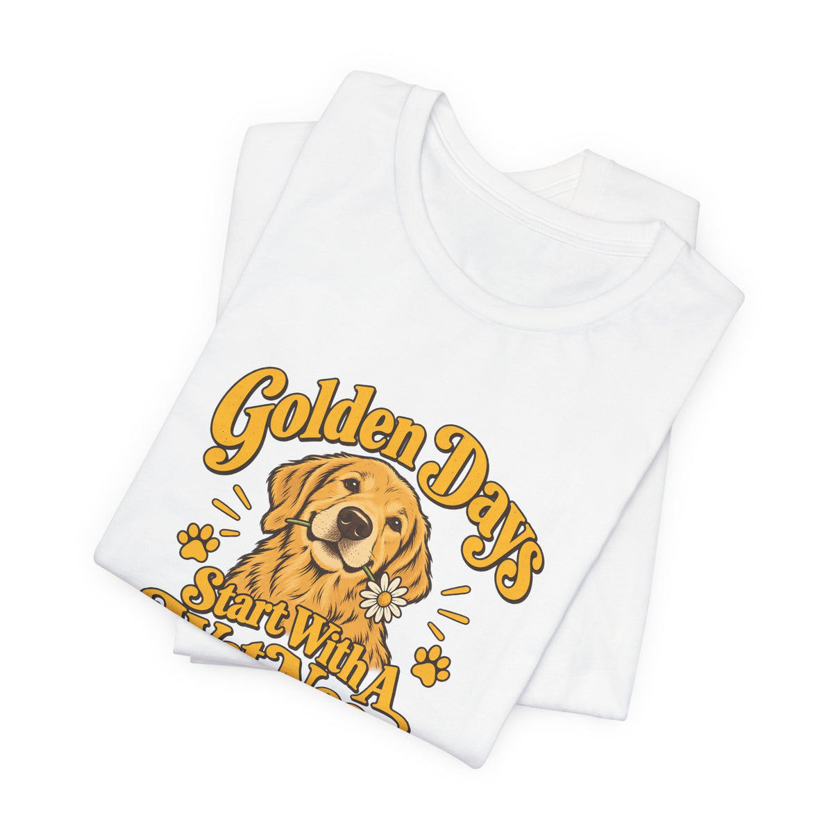 Golden Days Retriever Retro Tee