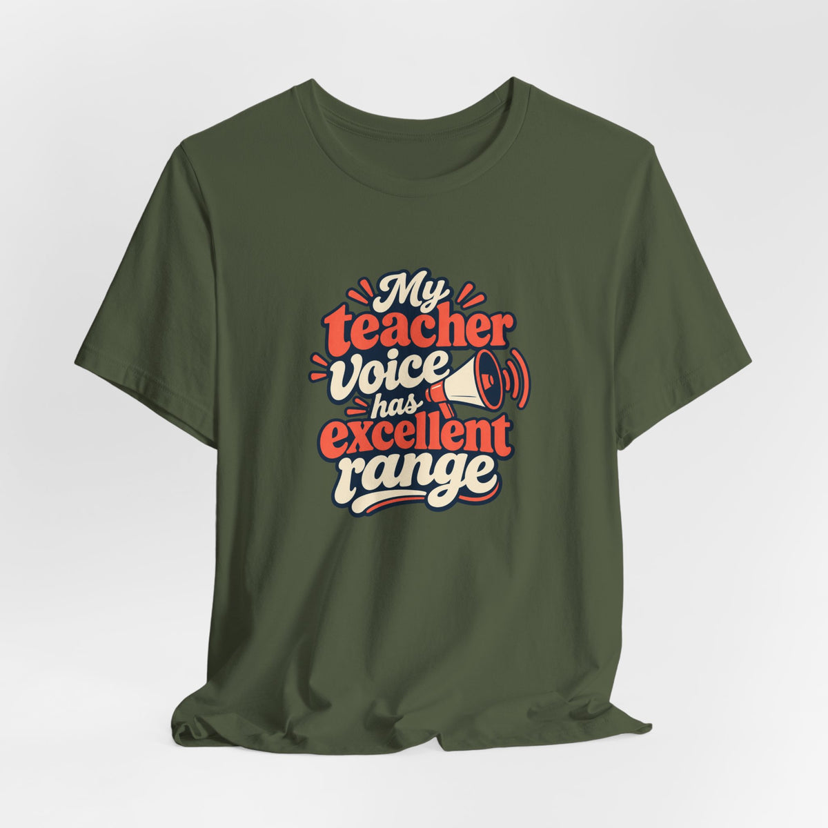 Teacher Voice Range Retro Shirt