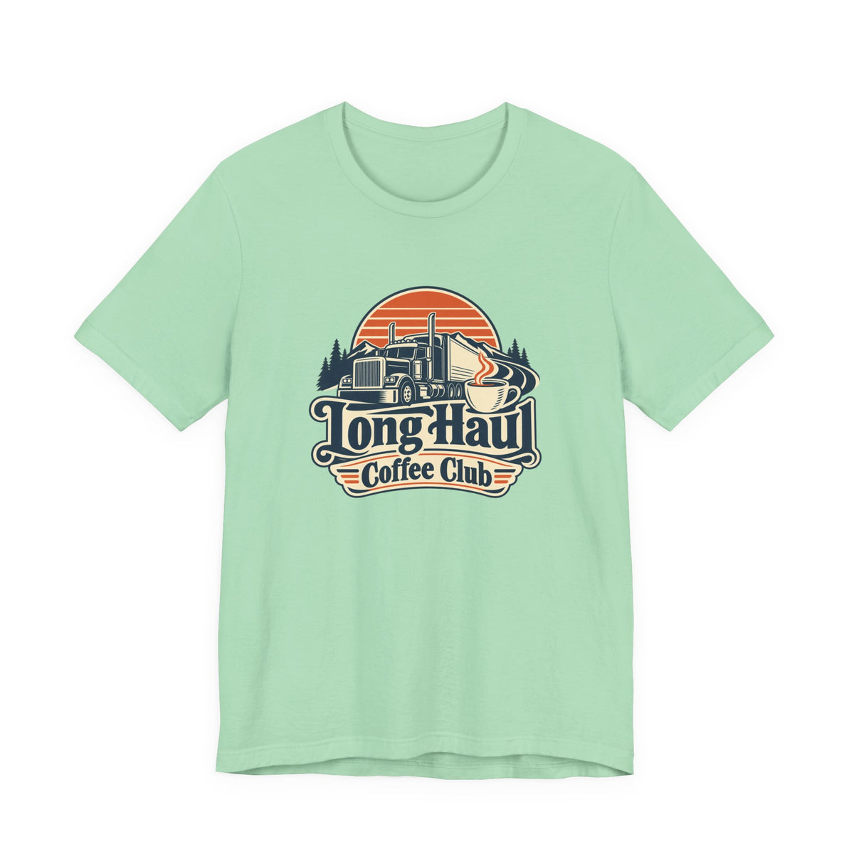 Long Haul Coffee Trucker Tee