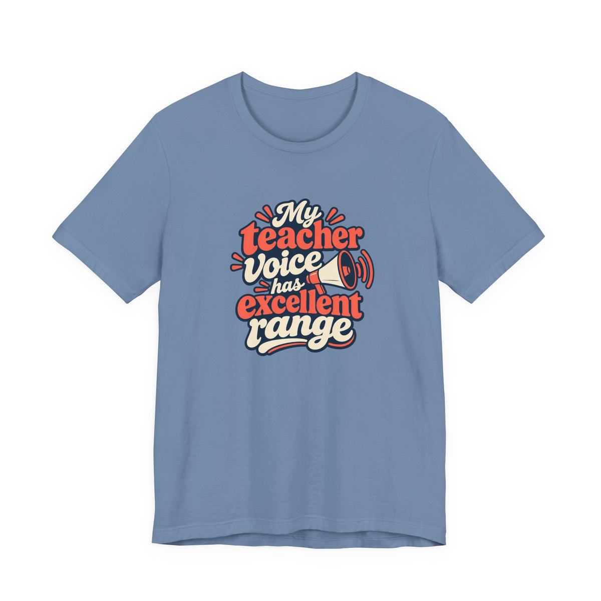 Teacher Voice Range Retro Shirt