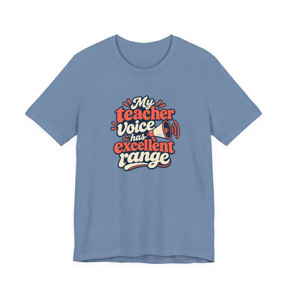 Teacher Voice Range Retro Shirt
