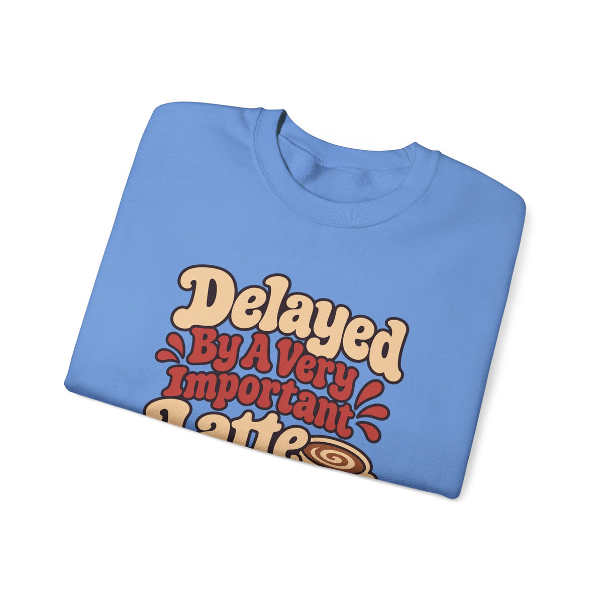 Latte Delay Retro Sweatshirt
