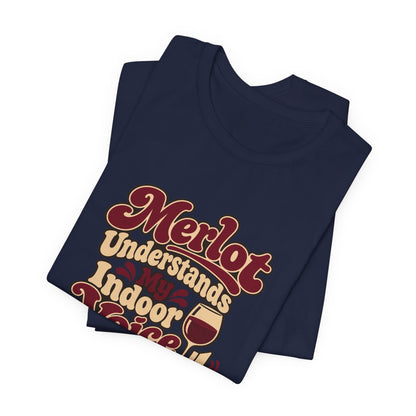 Merlot Indoor Voice Tee