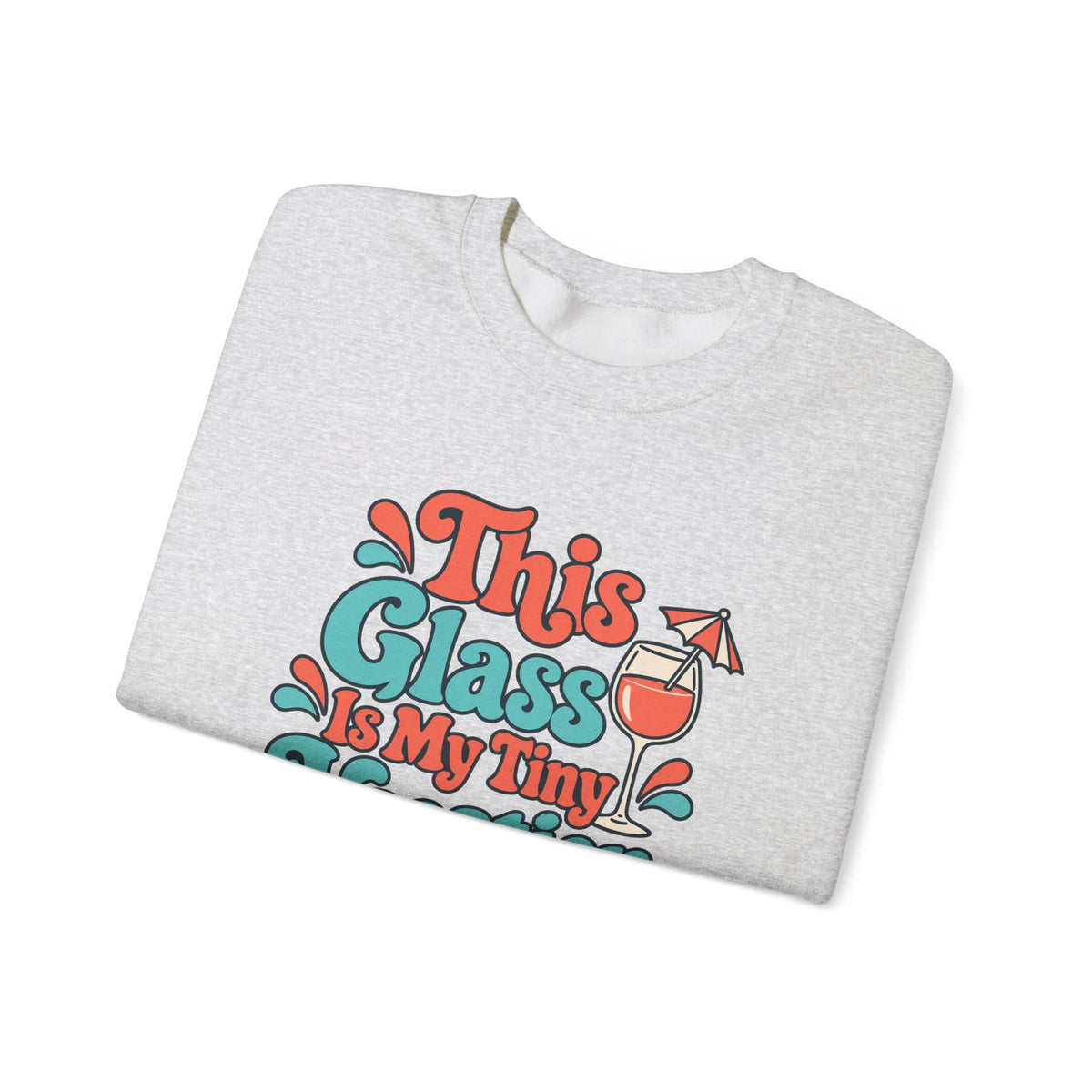 Tiny Vacation Wine Sweatshirt
