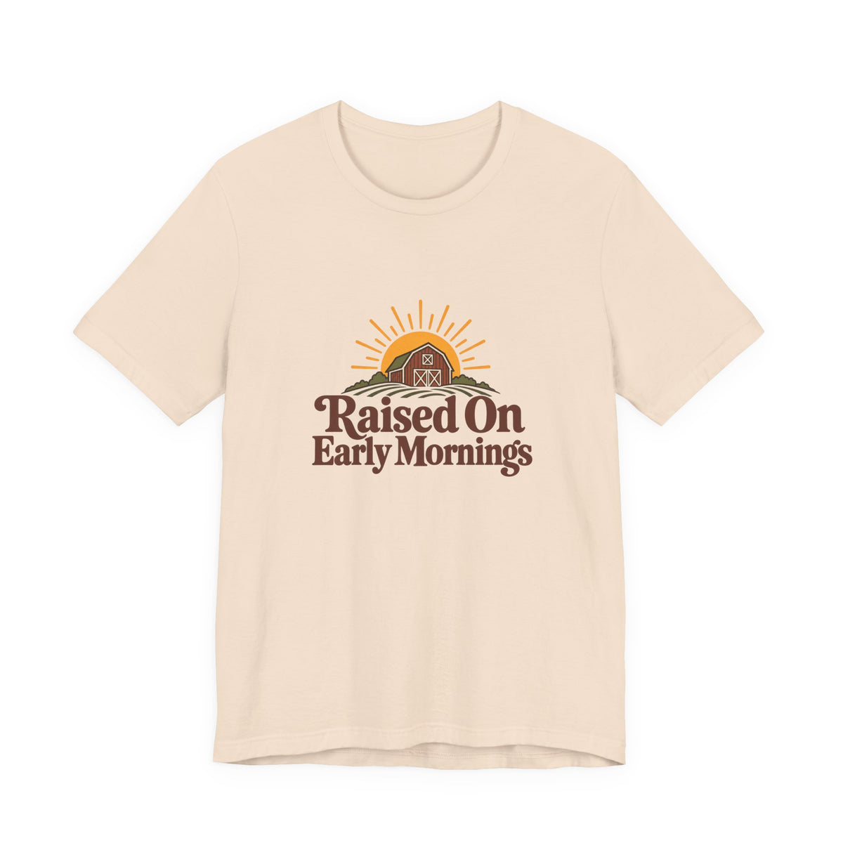 Raised On Early Mornings Farmer Tee