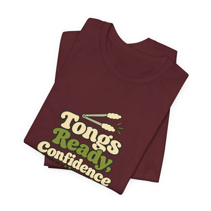 Tongs Ready Cook Retro Tee