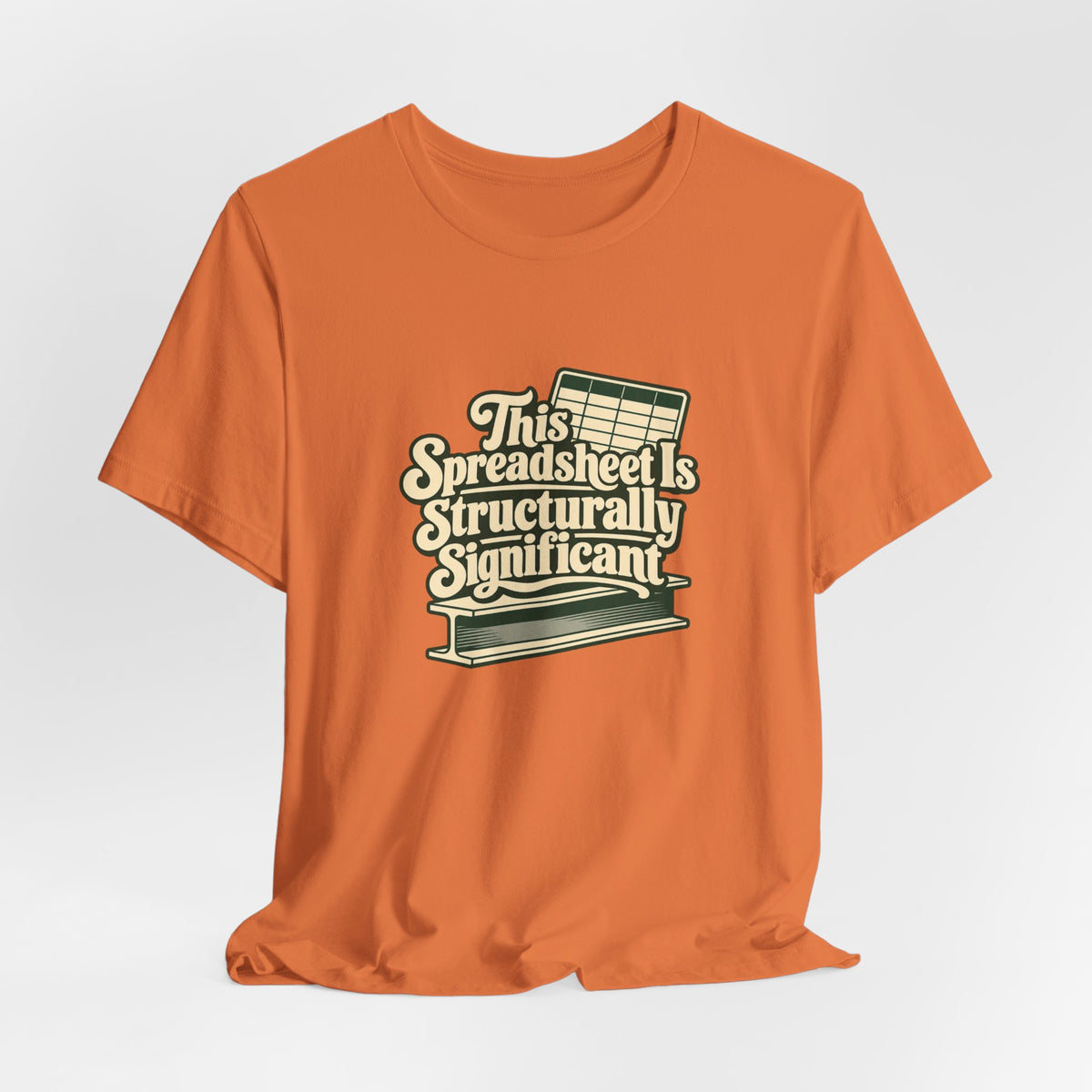 Spreadsheet Structural Support Tee