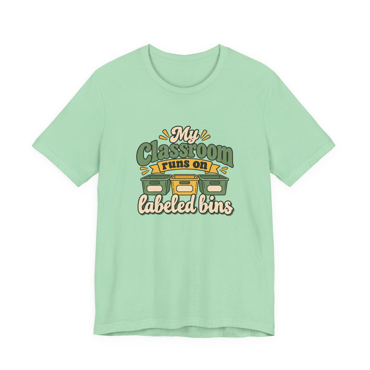 Labeled Bins Classroom Shirt