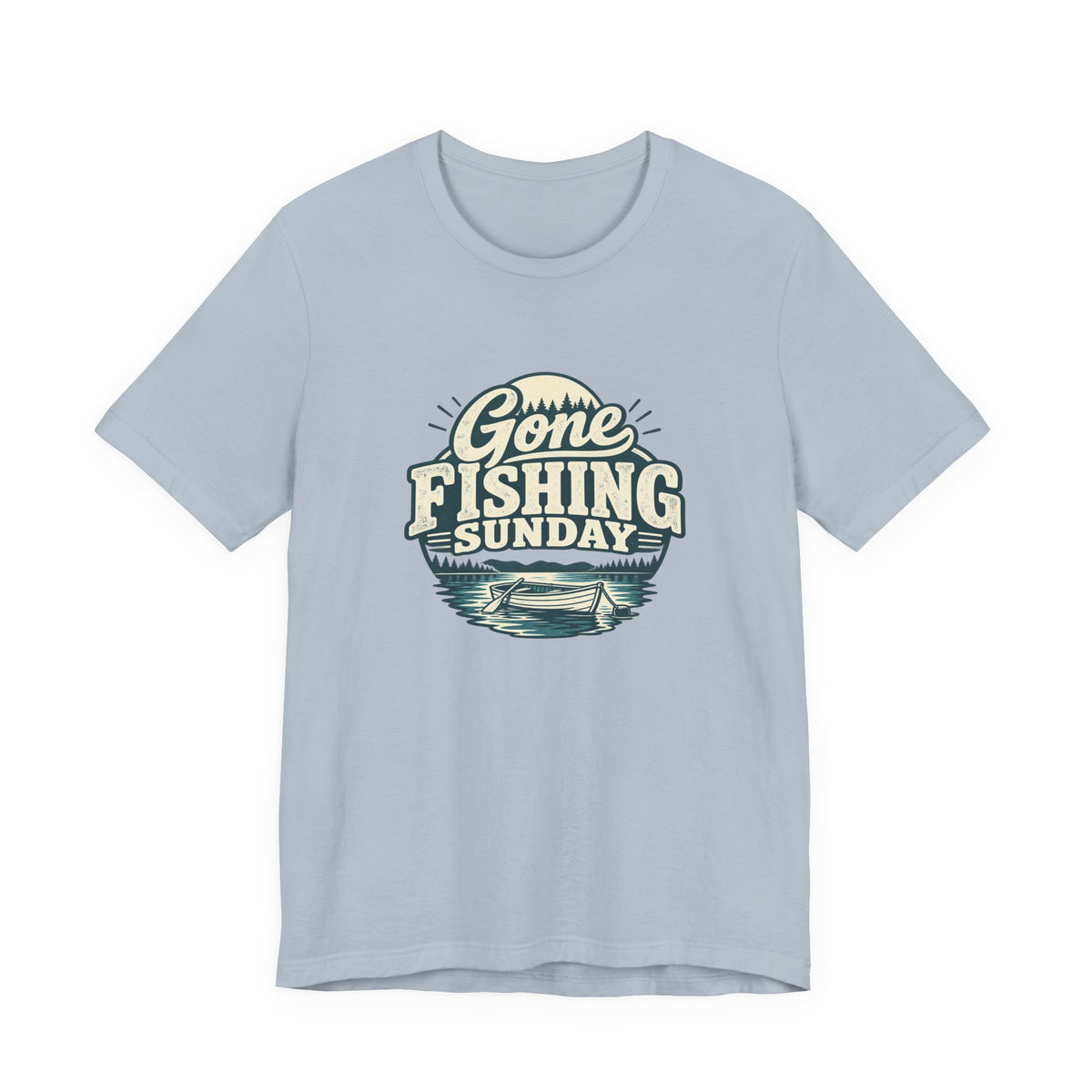 Gone Fishing Sunday Tee