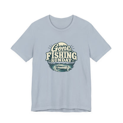 Gone Fishing Sunday Tee