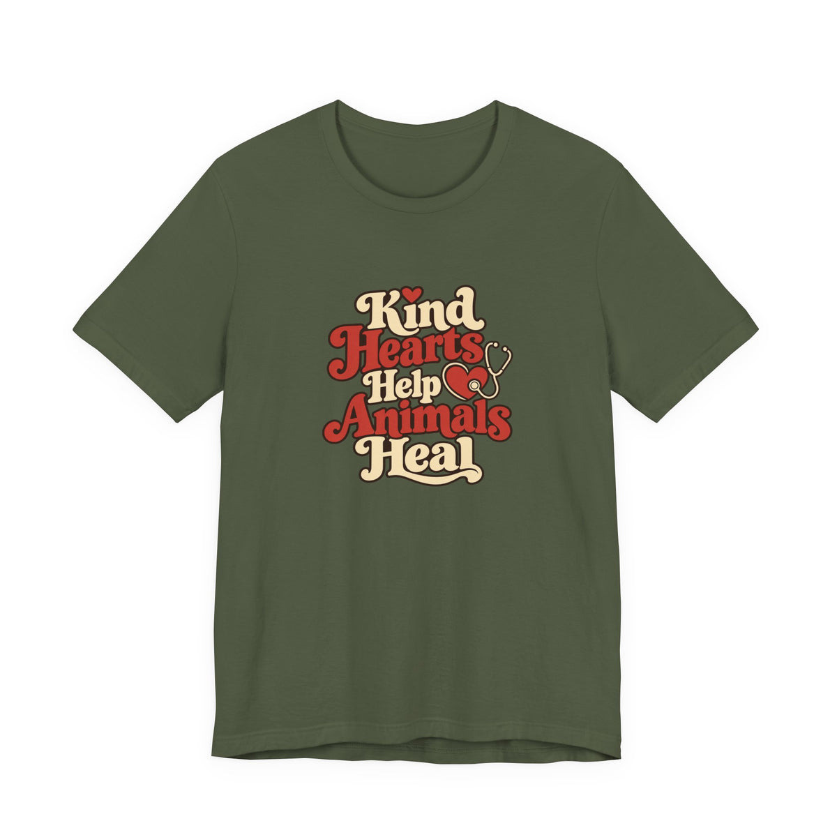 Kind Hearts Heal Animals Vintage Tee
