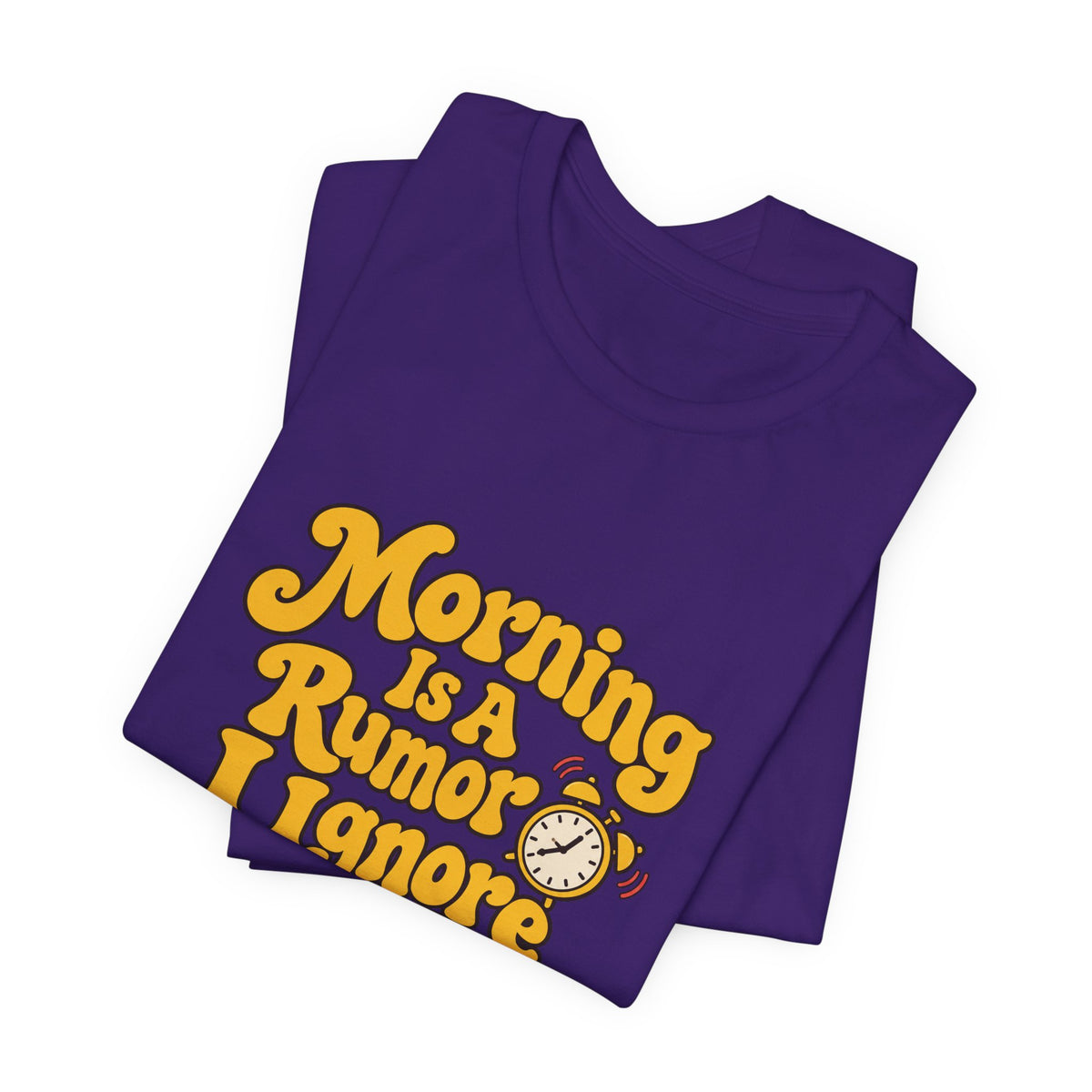 Morning Rumor Retro Humor Tee