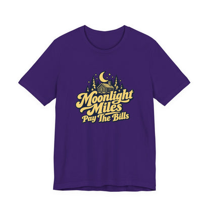 Night Route Trucker Vintage Shirt