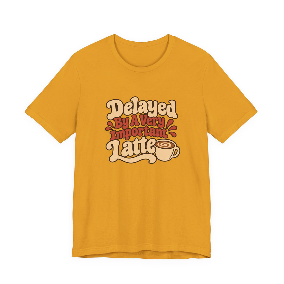 Latte Delay Retro Tee