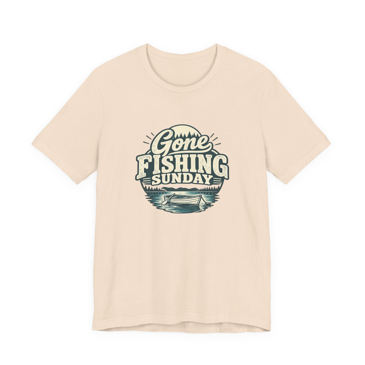 Gone Fishing Sunday Tee
