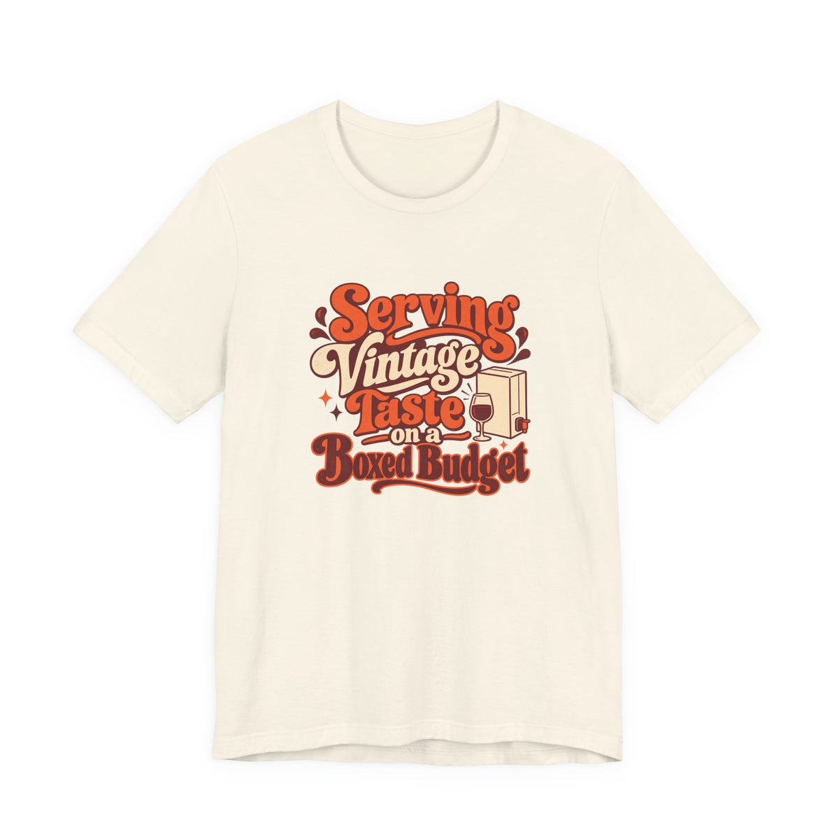 Boxed Budget Wine Tee