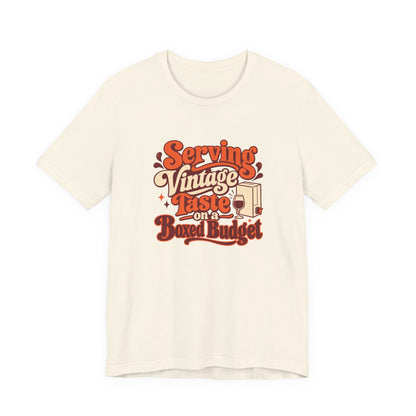 Boxed Budget Wine Tee