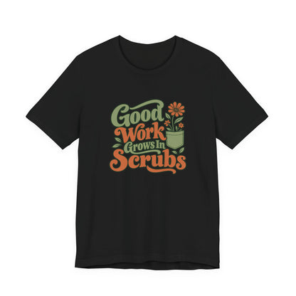 Scrub Life Bloom Retro Tee